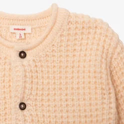 New Newborn Beige Knit Cardigan Child Cardigans & Sweaters