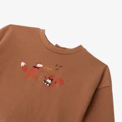 Sale Newborn Boy Brown Long Sleeve T-Shirt Child Tops