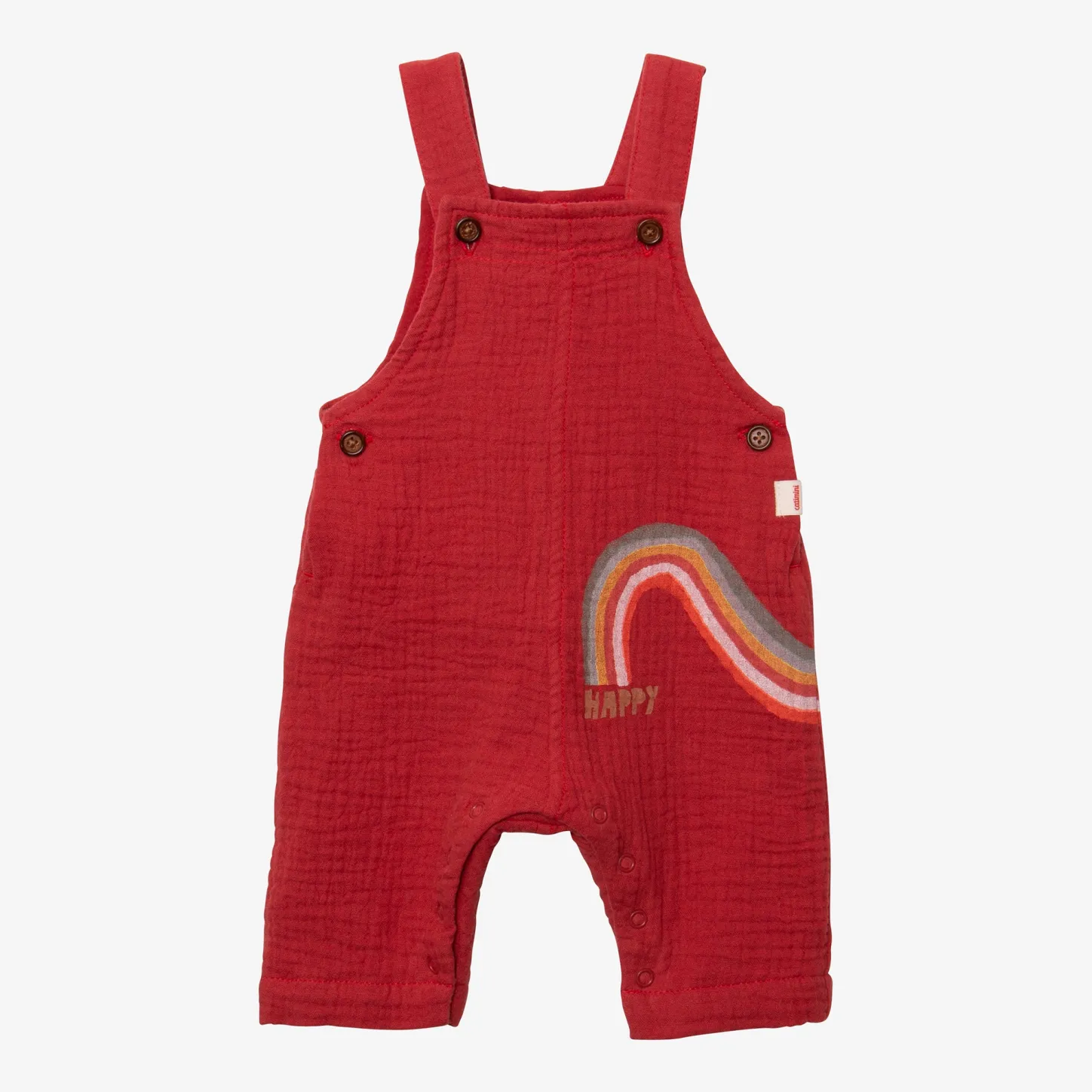 Discount Newborn Boy Clay-Colored Overalls Child Bottoms