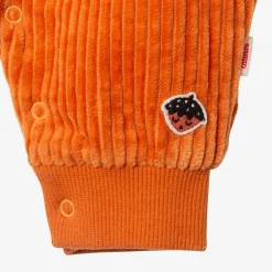 Fashion Newborn Boy Orange Corduroy Overalls Child Bottoms