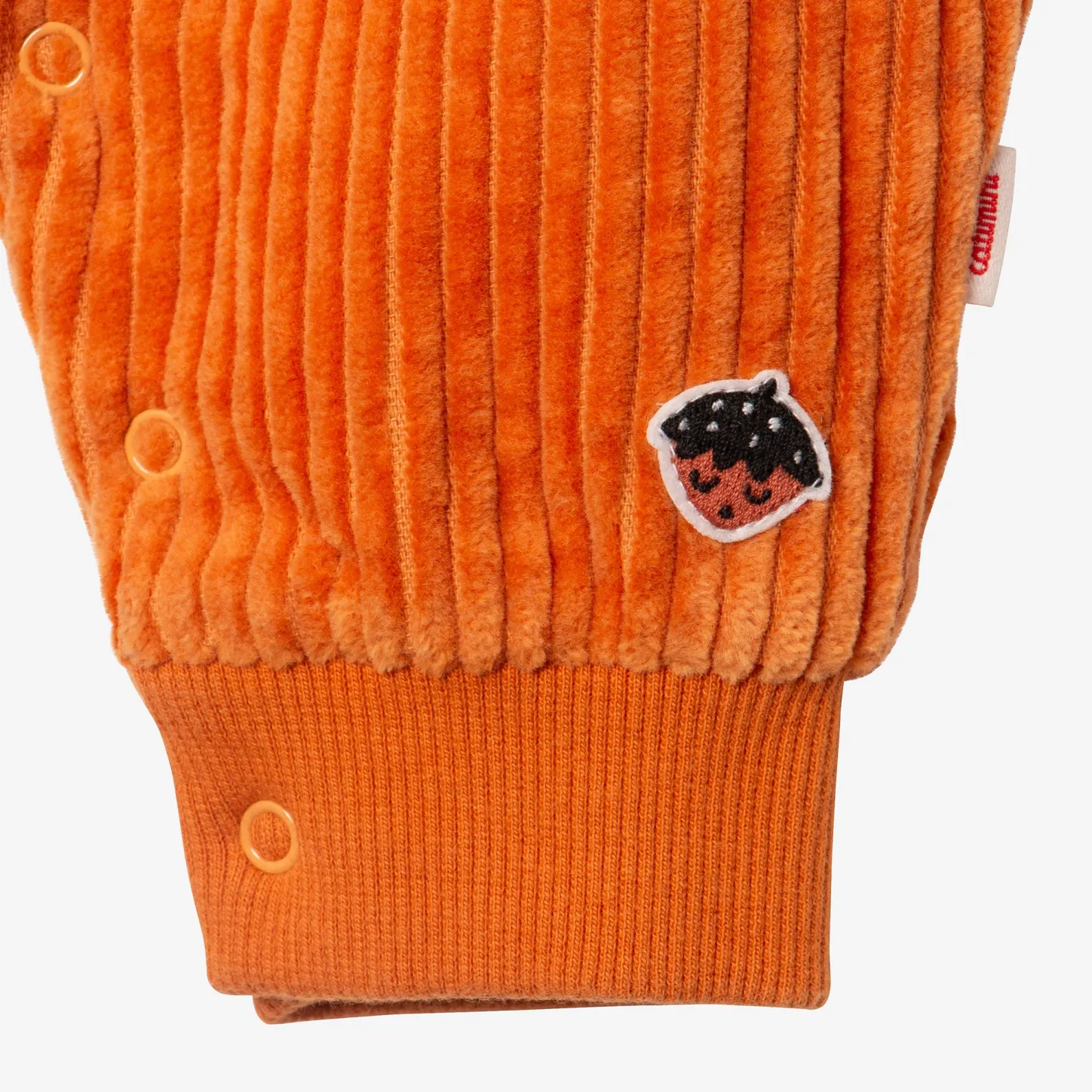 Fashion Newborn Boy Orange Corduroy Overalls Child Bottoms