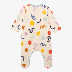 Best Newborn Boys' Beige Footie Pajama Child Pajamas & Bodysuits