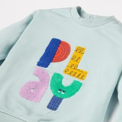 Discount Newborn Boys' Blue Sweatshirt Child Cardigans & Sweaters