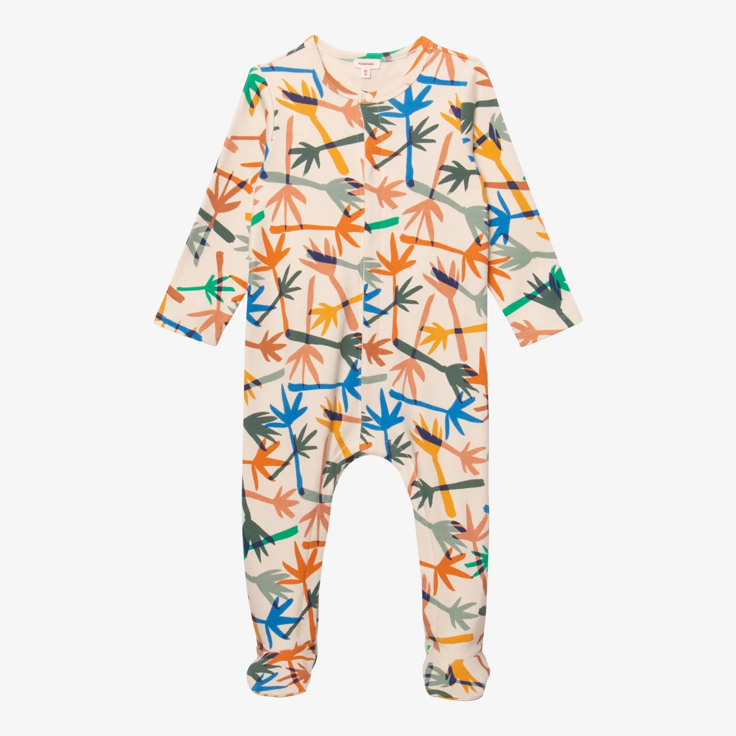 Outlet Newborn Boy's Camo Palm Footie Pajama Child Pajamas & Bodysuits