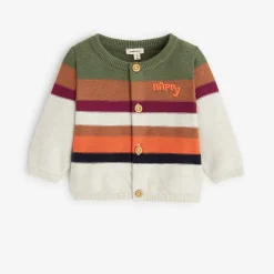 Outlet Newborn Boys' Heather Gray Cardigan Child Cardigans & Sweaters