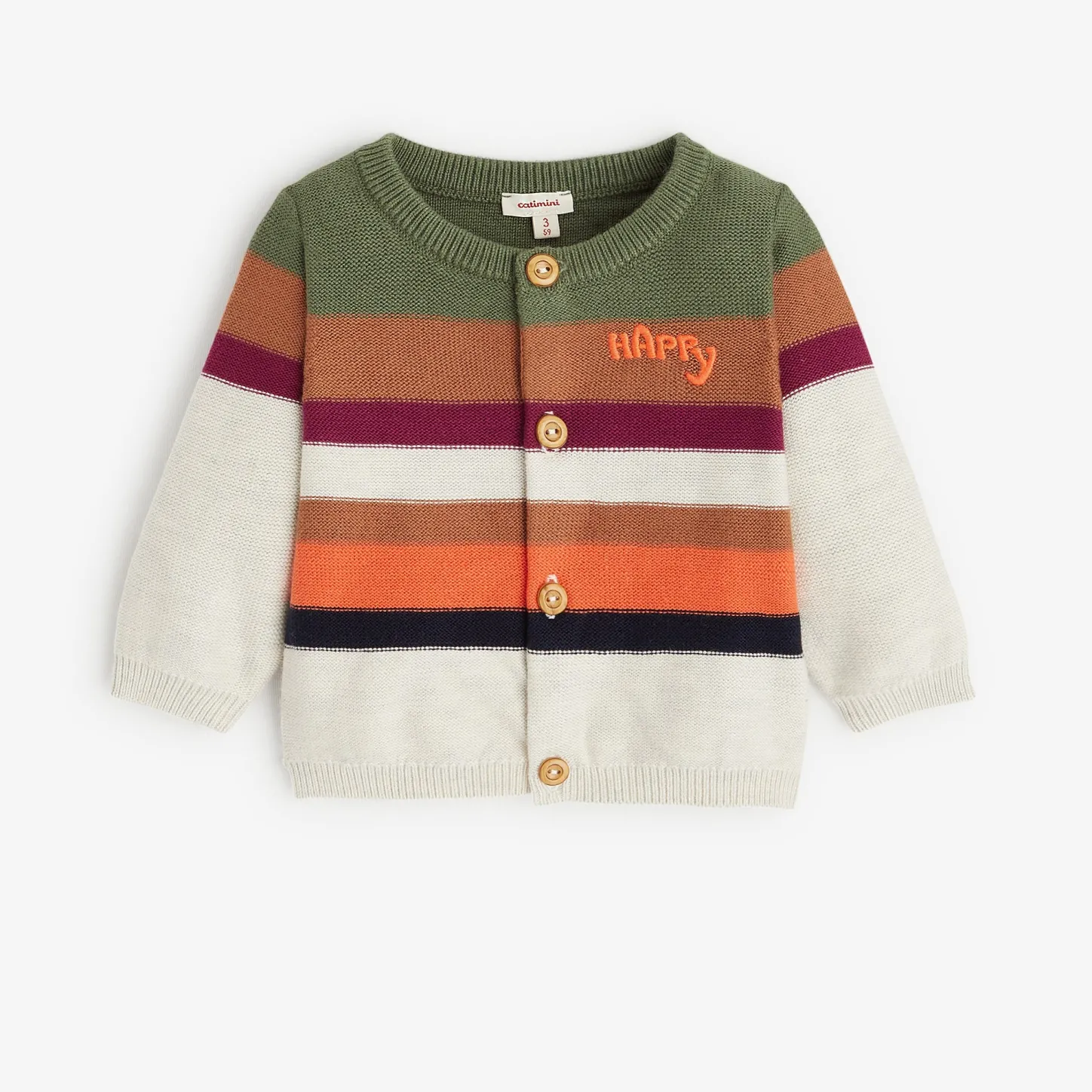 Outlet Newborn Boys' Heather Gray Cardigan Child Cardigans & Sweaters