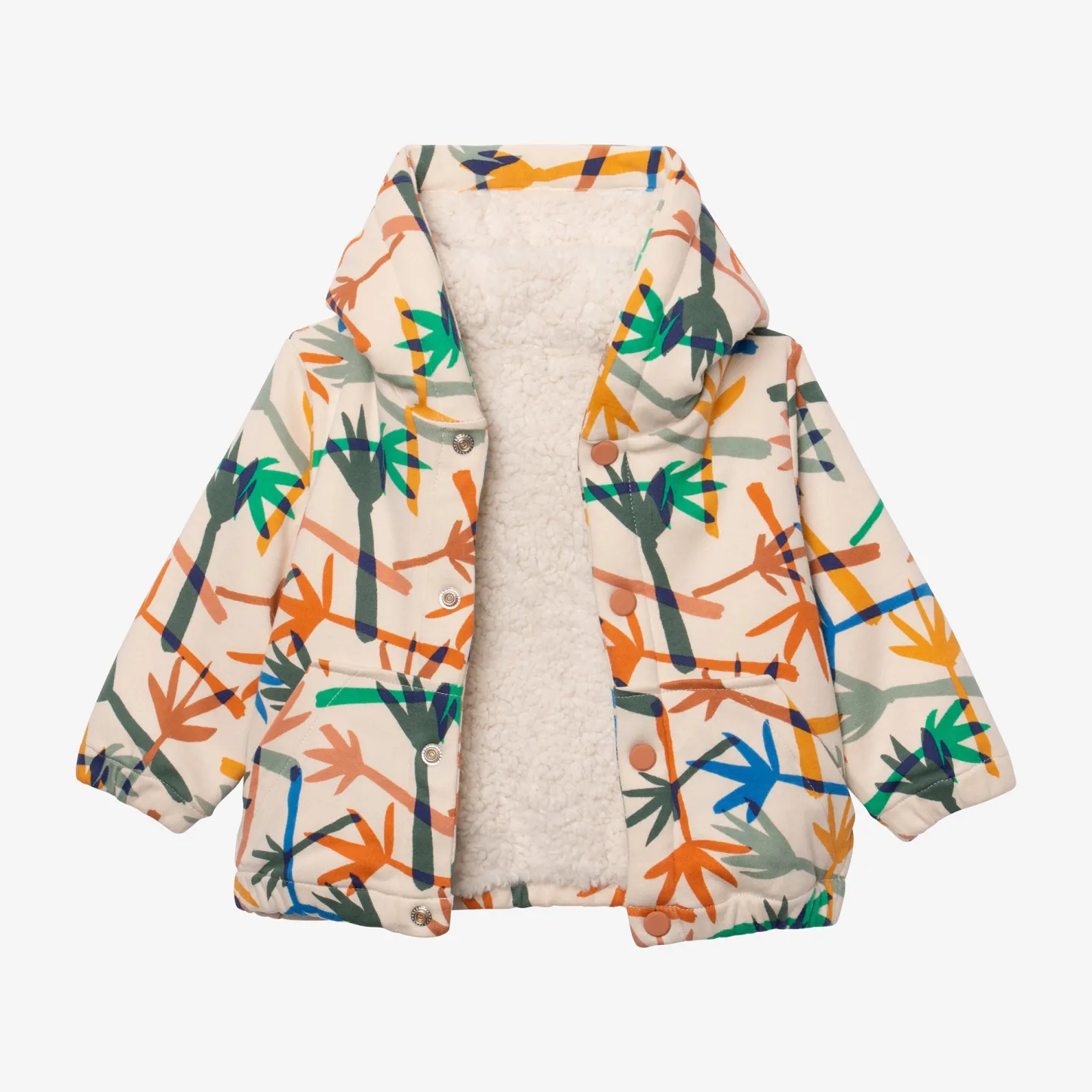 Online Newborn Boy's Palm Camo Reversible Jacket Child Outerwear & Snowsuits