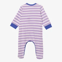 Sale Newborn Boy's Striped Footie Pajama Child Pajamas & Bodysuits