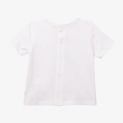 Online Newborn Boys' White T-Shirt Child Tops
