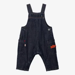 Fashion Newborn Dark Blue Denim Overalls Child Rompers & Jumpsuits
