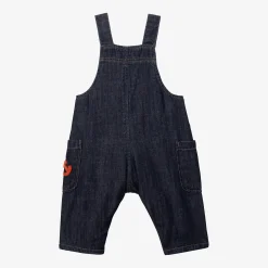 Fashion Newborn Dark Blue Denim Overalls Child Rompers & Jumpsuits