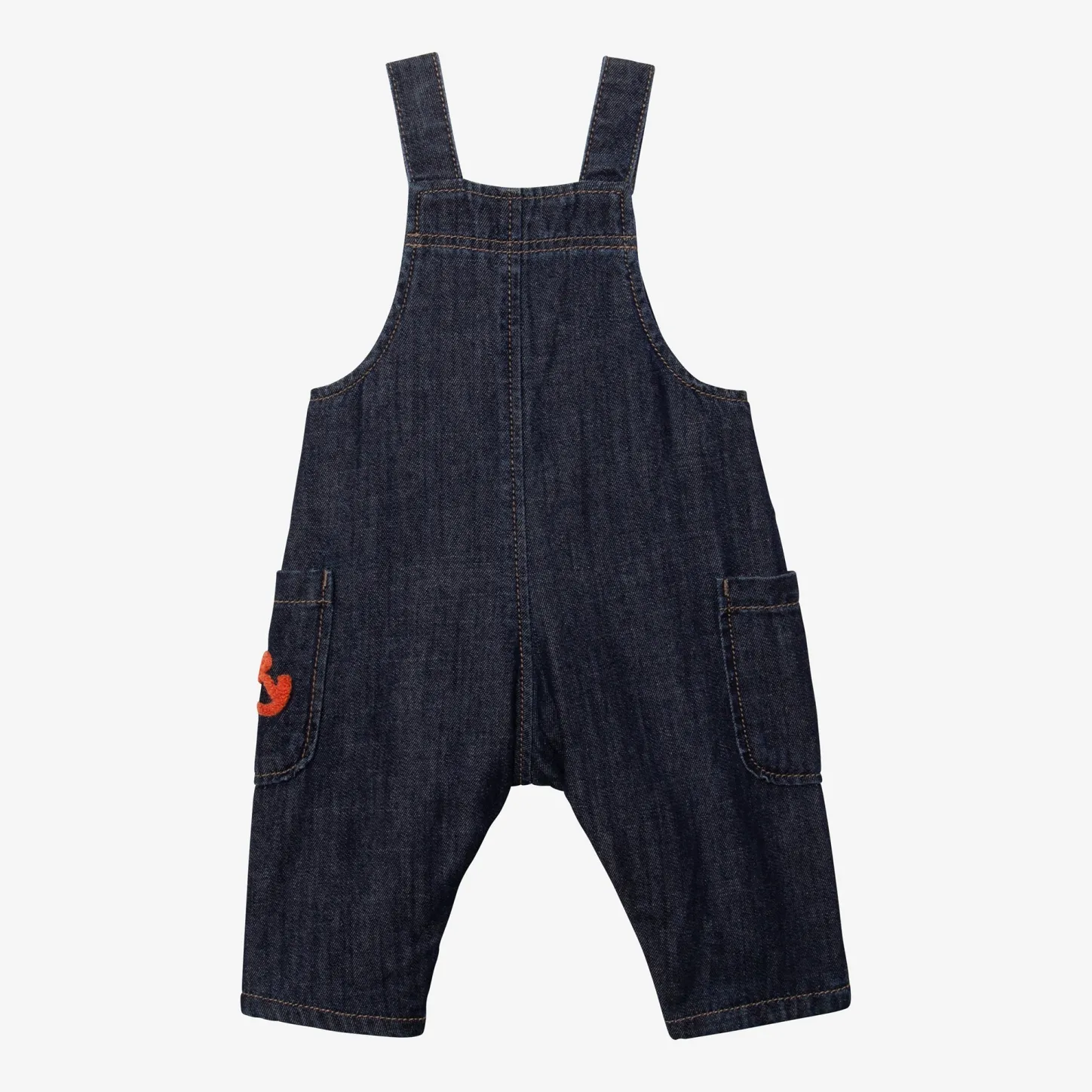 Fashion Newborn Dark Blue Denim Overalls Child Rompers & Jumpsuits