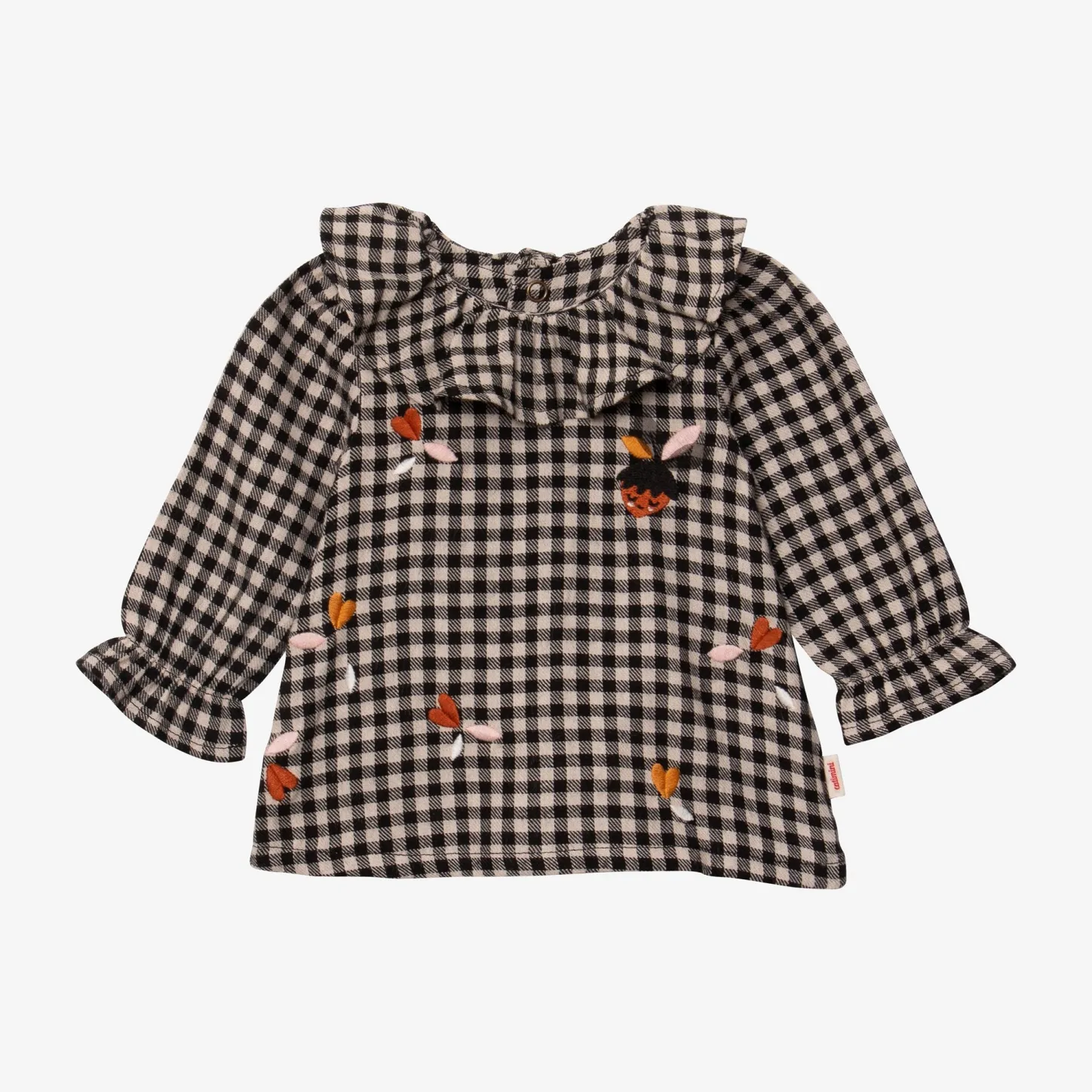 Clearance Newborn Girl Check Blouse Child Tops