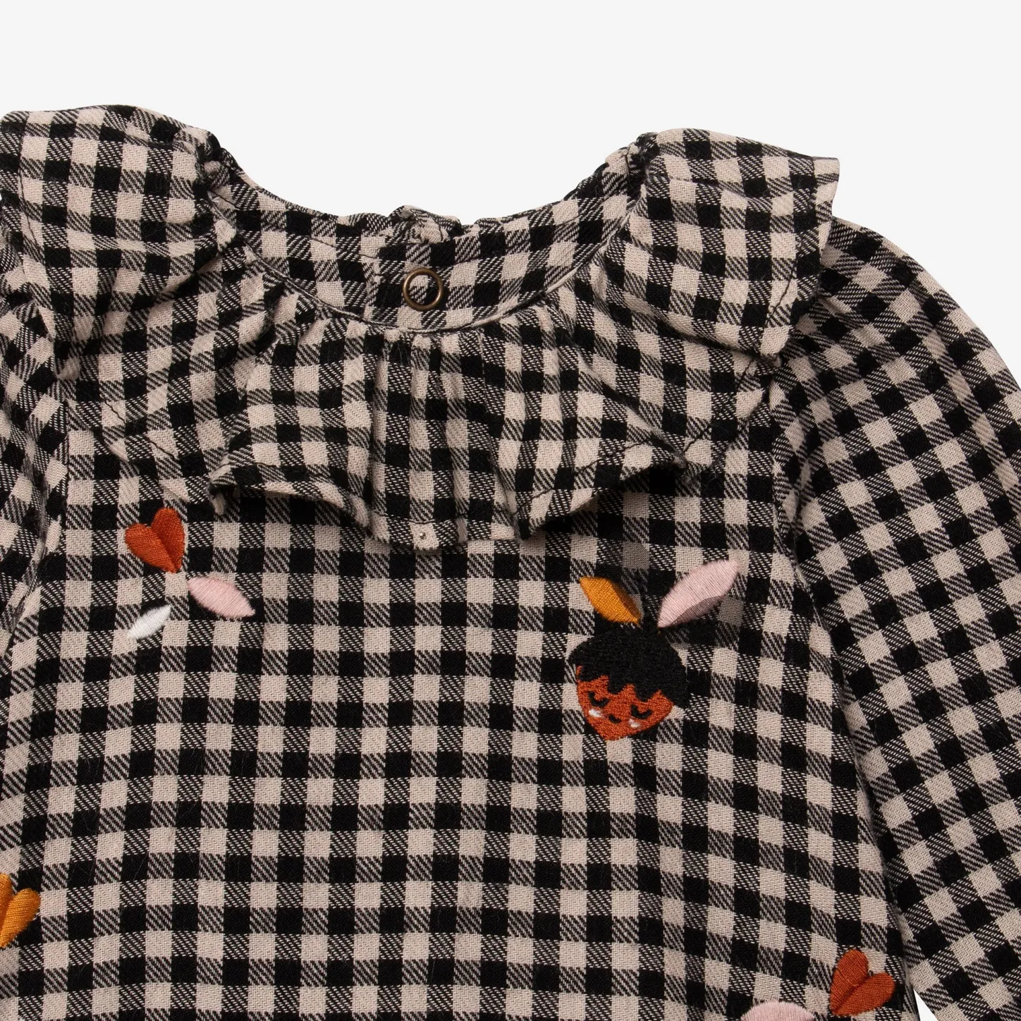 Clearance Newborn Girl Check Blouse Child Tops