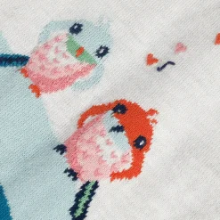 Sale Newborn Girl Jacquard Knit Dress With Birds Child Dresses