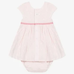 Online Newborn Girl Light Pink Dress And Bloomer Set Child Dresses