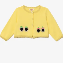 Fashion Newborn Girl Yellow Cardigan Child Cardigans & Sweaters