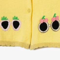 Fashion Newborn Girl Yellow Cardigan Child Cardigans & Sweaters
