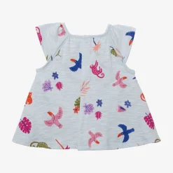 Sale Newborn Girls' Blue Blouse Child Tops