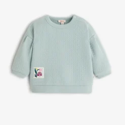 Fashion Newborn Girls' Blue Sweatshirt Child Cardigans & Sweaters