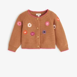 Hot Newborn Girls' Caramel Cardigan Child Cardigans & Sweaters