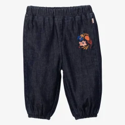 Clearance Newborn Girls' Dark Blue Pants Child Bottoms