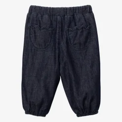 Clearance Newborn Girls' Dark Blue Pants Child Bottoms