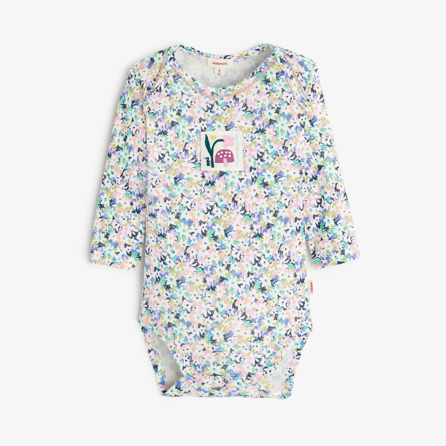 Fashion Newborn Girls' Flower Bodysuit Child Pajamas & Bodysuits