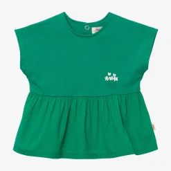 Discount Newborn Girls' Green Blouse Child Tops