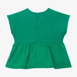 Discount Newborn Girls' Green Blouse Child Tops