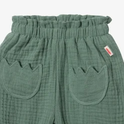 Fashion Newborn Girls' Green Nappy Trousers Child Bottoms