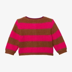 Clearance Newborn Girls' Hot Pink Knit Cardigan Child Cardigans & Sweaters