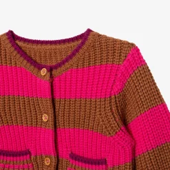 Clearance Newborn Girls' Hot Pink Knit Cardigan Child Cardigans & Sweaters