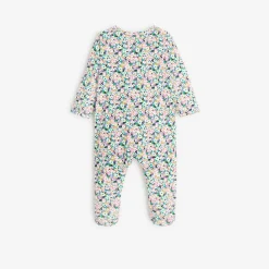 Discount Newborn Girls' Off White Footie Pajama Child Pajamas & Bodysuits