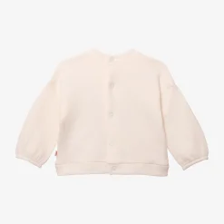 New Newborn Girls' Off White Sweatshirt Child Cardigans & Sweaters