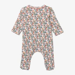 Hot Newborn Girl's Springtime Footie Pajama Child Pajamas & Bodysuits