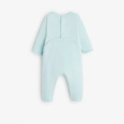 New Newborn Light Blue Footie Pajama Child Pajamas & Bodysuits