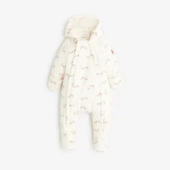 New Newborn Off White Snowsuit Child Outerwear & Snowsuits