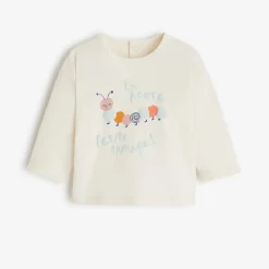 Fashion Newborn Off White T-Shirt Child Tops