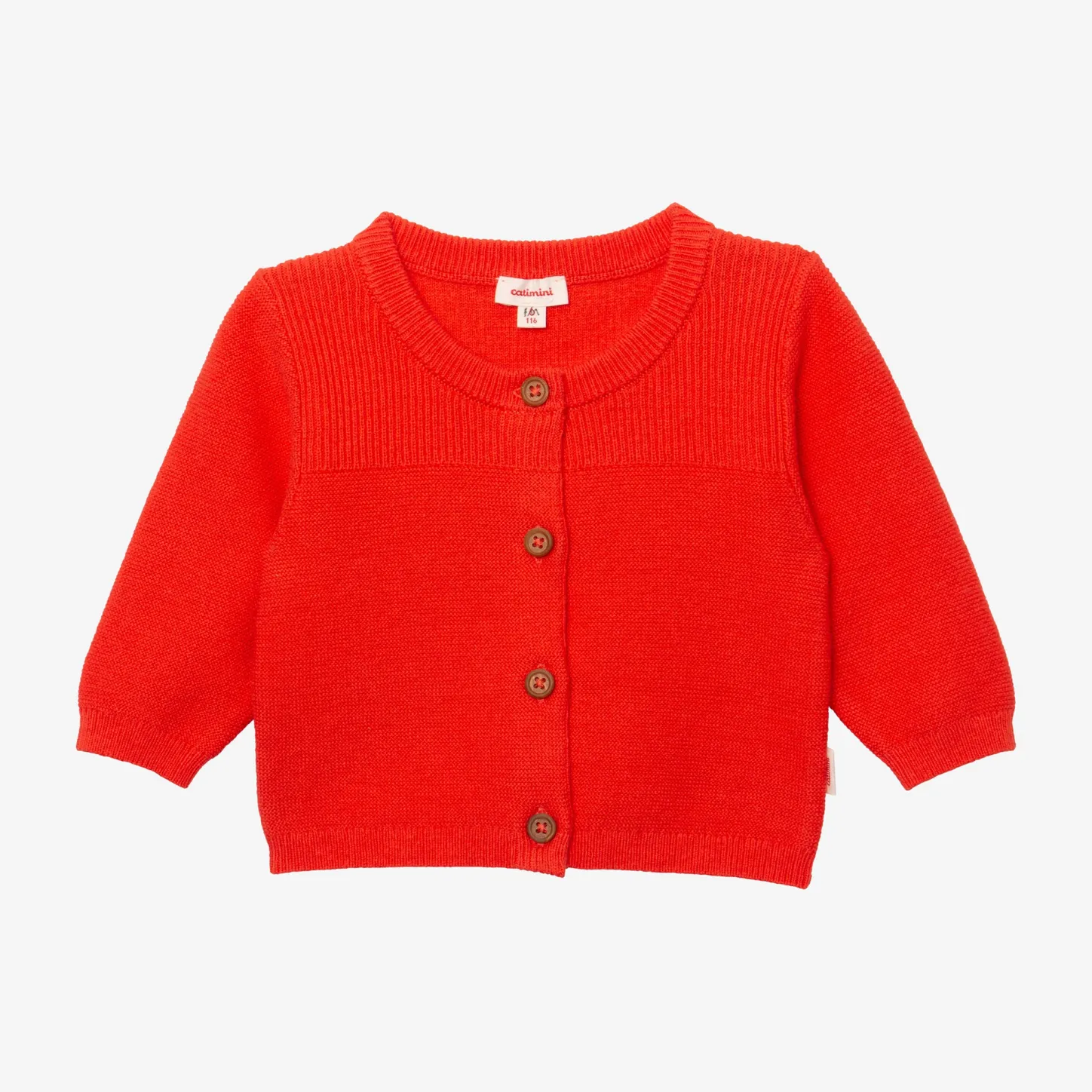 New Newborn Orange Knitted Cardigan Child Cardigans & Sweaters