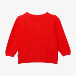 New Newborn Red Knit Cardigan Child Cardigans & Sweaters