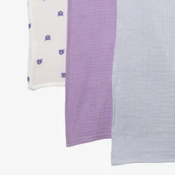 Discount Set Of 3 Baby Swaddling Blankets With Pastel Tiger Print Child Accessories